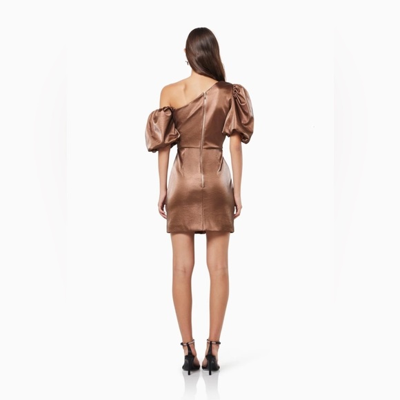 Elliatt Marie Mini Dress in Bronze - Picture 2 of 6